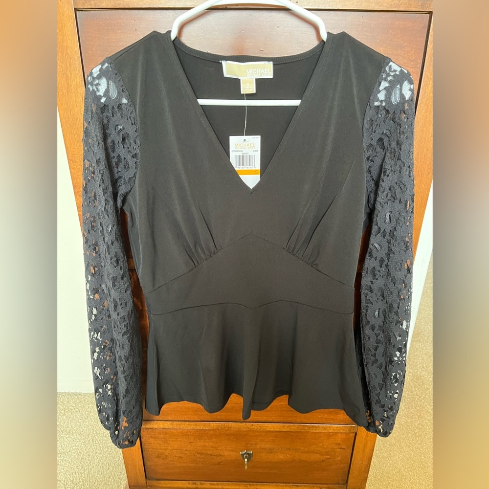 Michael Kors Black Dress Top